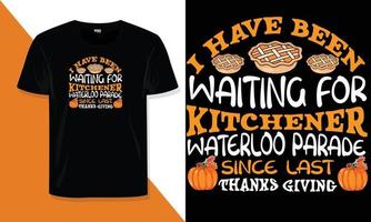 thanksgiving Day T-Shirt Design vector