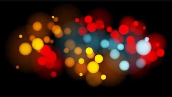 Abstract bokeh light illustration background vector