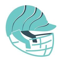 diseño del logotipo del vector del equipo de críquet. vector de cricket con elementos de diseño de casco de pelota de bate.