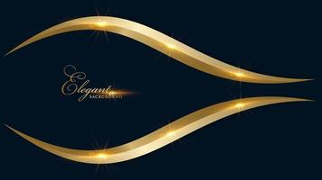 Royal golden background template vector