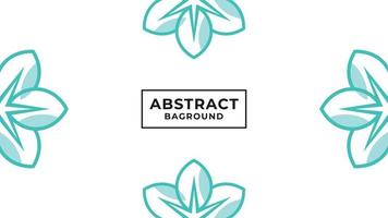 White background with leaf theme flat color vector
