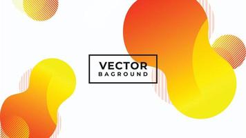 líneas y colores líquidos de fondo abstracto en una hermosa combinación moderna plantilla vectorial para el diseño de carteles y mucho más vector