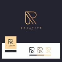 Letter r logotype designs vector