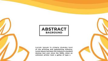 Abstract background with orange color combinations vector