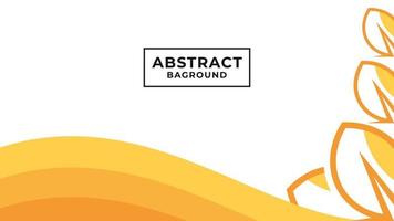 Abstract background with orange color combinations vector