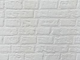 Whhite block concrete wall texture background photo