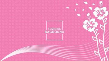 Feminine Background design soft color vector