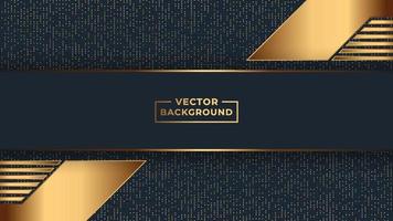 Abstract modern background gold color vector
