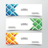 Abstract Gradient background set vector