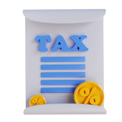 note and finance tax illustration 3d 26823965 PNG