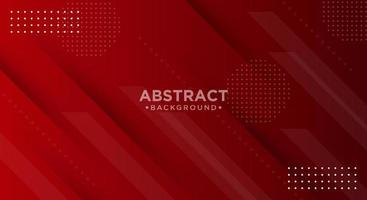 Dynamic red geometric with colorful gradient shapes background. vector