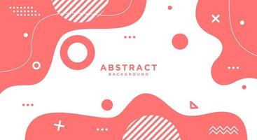 Abstract Colorful Pink with Geometric Shape Combination Background Design. Usable for Greeting Card, Banner, Landing Page, Presentation Background, Etc. vector