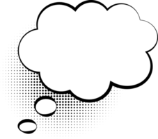 White Empty Speech Bubble png