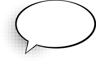 White Empty Speech Bubble png