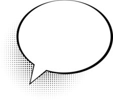 White Empty Speech Bubble png