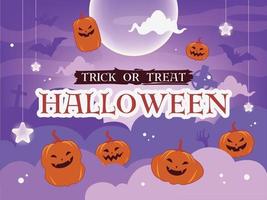 Pumpkin Party background vector