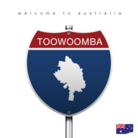 The City label and map of AUSTRALIA In American Signs Style. png