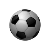 Silver football or soccer ball Sport equipment icon vector