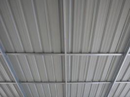 Steel roof structure that has been completely galvanized photo