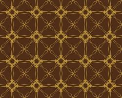 Luxury brown geometric pattern design with tribal shape elements. Ideal for fabric design, paper print and web backdrop. vector