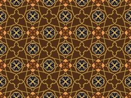 Luxury brown geometric pattern design with tribal shape elements. Ideal for fabric design, paper print and web backdrop.