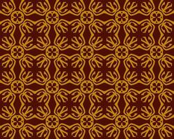 Luxury brown geometric pattern design with tribal shape elements. Ideal for fabric design, paper print and web backdrop.