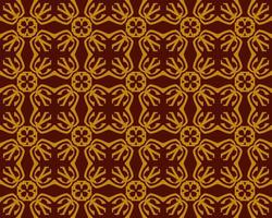 Luxury brown geometric pattern design with tribal shape elements. Ideal for fabric design, paper print and web backdrop. vector