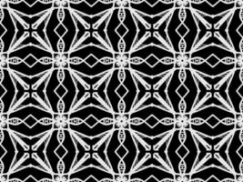 Black and white Seamless pattern. Geometrical Pattern design in Aztec symbols, Ethnic Style, ideal for men shirt, male fashion, kid table cloth, wrapping paper, Wallpaper, backdrop. vector