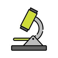 Optical Microscope Icon vector