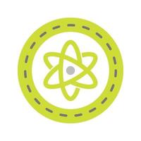 Atom Molecule Icon vector
