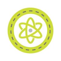 Atom Molecule Icon vector