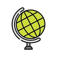 Earth Globe Icon vector