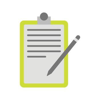 Write Notepad Icon vector
