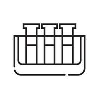 icono de botella química vector