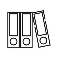 Document Binders Icon vector