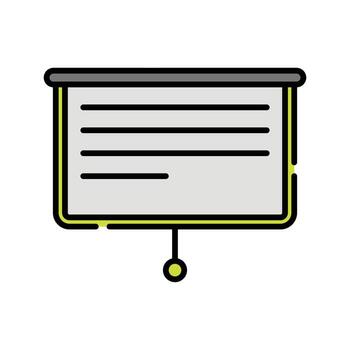 Document Presentation Icon vector