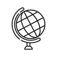 Earth Globe Icon vector