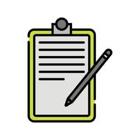 Write Notepad Icon vector