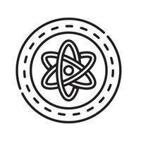 Atom Molecule Icon vector