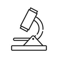 Optical Microscope Icon vector