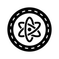 Atom Molecule Icon vector