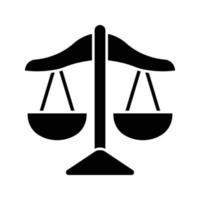 Law Scale Icon vector