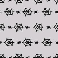 Spooky Spider Pattern vector