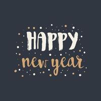 Happy New Year Greeting Card vector