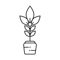 plant icon vector