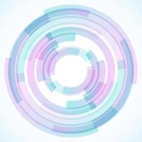 Geometric frame from circles, vector abstract background, wallpaper