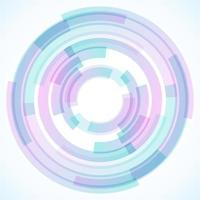 Geometric frame from circles, vector abstract background, wallpaper