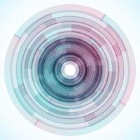 Geometric frame from circles, vector abstract background, wallpaper