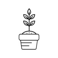 plant icon vector