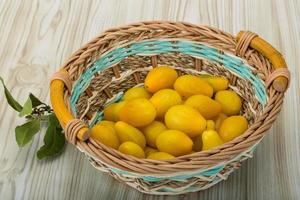 Yellow cherry tomatoes photo